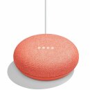 Google Home Mini Sprachassistent Lautsprecher Koralle Rot WLAN Smart Speaker
