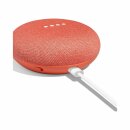 Google Home Mini Sprachassistent Lautsprecher Koralle Rot WLAN Smart Speaker
