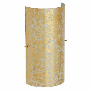 Briloner Wandleuchte halbrund Goldfarben max. 40W E14 ohne Leuchtmittel