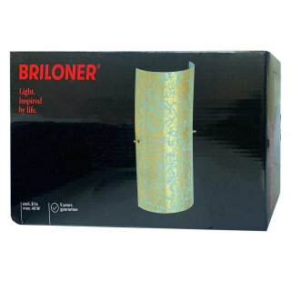 Briloner Wandleuchte halbrund Goldfarben max. 40W E14 ohne Leuchtmittel