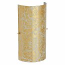 Briloner Wandleuchte halbrund Goldfarben max. 40W E14 ohne Leuchtmittel