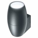 Ledvance Wandleuchte Endura Classic Cannon Wall Up dunkelgrau IP44 max. 35W GU10