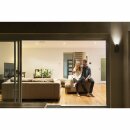 Ledvance Wandleuchte Endura Classic Cannon Wall Up dunkelgrau IP44 max. 35W GU10