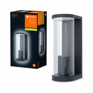 Ledvance Außen Wandleuchte Endura Classic Tubular Dunkelgrau IP44 max. 60W E27 ohne Leuchtmittel