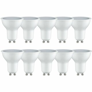 10 x LED Leuchtmittel Reflektor 3,5W = 29W GU10 300lm warmweiß 3000K