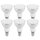 6 x I-Glow LED Leuchtmittel Reflektorform R50 3,5W = 25W E14 matt 300lm warmweiß 3000K