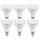 6 x I-Glow LED Leuchtmittel Reflektorform R50 3,5W = 25W E14 matt 300lm warmweiß 3000k