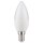8 x I-Glow LED Leuchtmittel Kerzenform 4,5W = 40W E14 matt 470lm warmweiß 3000K