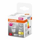 Osram LED Leuchtmittel Glas Reflektor PAR16 3,4W = 35W GU10 230lm warmweiß 2700K 36° DIMMBAR