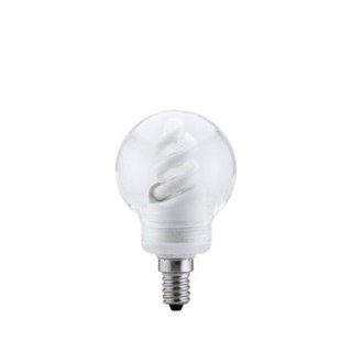 Paulmann Energiesparlampe ESL Globe G60 7W = 40W E14 Klar Warmweiß 880.78 PX001
