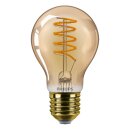 Philips LED Spiral Filament Vintage Birnenform 4W = 25W...