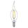 Philips LED Filament Windstoßkerze 4,5W = 40W E14 klar 470lm WarmGlow 2200K-2700K Ra>90 DIMMBAR
