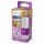 Philips LED Filament Windstoßkerze 4,5W = 40W E14 klar 470lm WarmGlow 2200K-2700K Ra>90 DIMMBAR