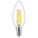 Philips LED Filament B35 Kerze 2,5W= 25W E14 klar 340lm...