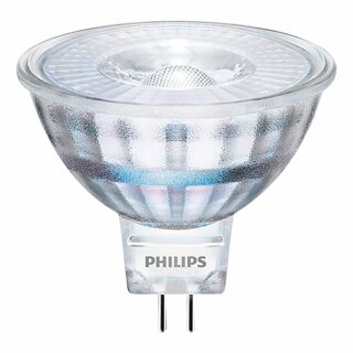 Philips LED Leuchtmittel Glas Reflektor MR16 4,4W = 35W GU5,3 345lm warmweiß 2700K 36°