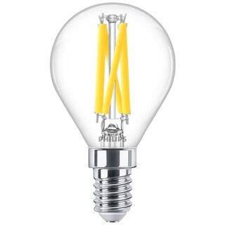 Philips LED Filament Tropfen 3,4W = 40W E14 klar 470lm WarmGlow 2200K-2700K Ra>90 DIMMBAR