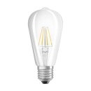 Osram LED Filament Leuchtmittel Edison 4W = 40W E27 klar 470lm warmweiß 2700K