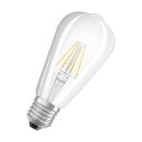 Osram LED Filament Leuchtmittel Edison 4W = 40W E27 klar 470lm warmweiß 2700K