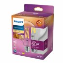 Philips LED Filament G95 Globe 5,9W = 60W E27 klar 806lm...