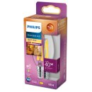 Philips LED Filament Kerze 3,4W = 40W E14 klar 470lm WarmGlow 2200K-2700K Ra>90 DIMMBAR