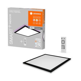 Ledvance LED Smart+ Panel Planon Plus Backlight 45x45cm Schwarz 28W 1800lm RGBTW 3000K-6500K Dimmbar App Google Alexa WiFi