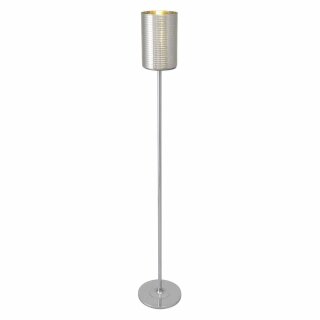 Brilliant Stehleuchte Emotion Chrom Ø20cm max. 1 x 26W E27 ohne Leuchtmittel mit Schalter