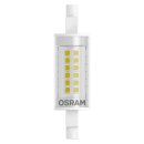 Osram LED Leuchtmittel Stabform Slim Line 78mm 7W = 60W...