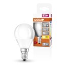 Osram LED Leuchtmittel Tropfen P45 3,3W = 25W E14 matt...