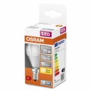 Osram LED Leuchtmittel Tropfen P45 3,3W = 25W E14 matt 250lm warmweiß 2700K 200°