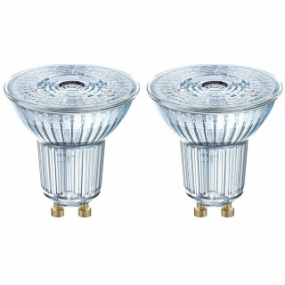 2 x Osram LED Leuchtmittel Reflektor Glas PAR16 4,3W = 50W GU10 350lm Neutralweiß 4000K 36°