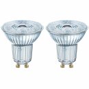 2 x Osram LED Leuchtmittel Reflektor Glas PAR16 4,3W =...