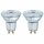 2 x Osram LED Leuchtmittel Reflektor Glas PAR16 4,3W = 50W GU10 350lm Neutralweiß 4000K 36°