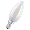 Osram LED Filament Leuchtmittel Kerze 4W = 40W E14 matt 470lm kaltweiß 6500K Tageslicht