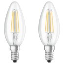 2 x Osram LED Filament Leuchtmittel Kerzen 4W = 40W E14...