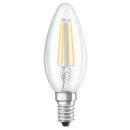 2 x Osram LED Filament Leuchtmittel Kerzen 4W = 40W E14 klar 470lm Neutralweiß 4000K