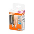 2 x Osram LED Filament Leuchtmittel Kerzen 4W = 40W E14 klar 470lm Neutralweiß 4000K