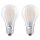 2 x Osram LED Filament Leuchtmittel Birne A60 7,5W = 75W E27 matt 1055lm Neutralweiß 4000K 300°