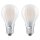 2 x Osram LED Filament Leuchtmittel A60 Birnen 6,5W = 60W E27 matt 806lm Neutralweiß 4000K