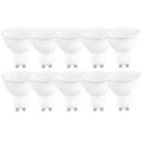 10 x LED Leuchtmittel Reflektor 6W = 40W GU10 450lm...