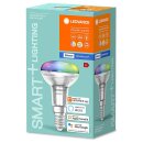 Ledvance LED Smart+ Glas Reflektor R50 3W = 40W E14 matt 210lm RGBW 2700K-6500K Dimmbar App Google Alexa Bluetooth