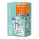 4 x Ledvance LED Smart+ Reflektor R63 6W = 40W E27 matt 345lm RGBW 2700K-6500K Dimmbar App Google Alexa Bluetooth