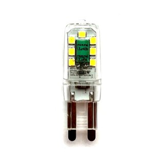 LED Leuchtmittel Stiftsockellampe 2,2W = 21W G9 klar 200lm 927 warmweiß 2700K Ra>90 360°