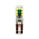 LED Leuchtmittel Stiftsockellampe 2,2W = 21W G9 klar...