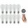 10 x LED Leuchtmittel A60 Birnenform 9W = 60W E27 matt 806lm 927 warmweiß 2700K Ra>90 Schalter DIMMBAR