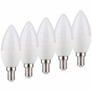 14 x LED Leuchtmittel B35 Kerzen 4,5W = 40W E14 matt...