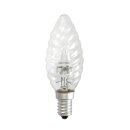 Leuci Kerze Eco Halogen Glühbirne gedreht 28W = 40W / 35W E14 Glühlampe warmweiß dimmbar