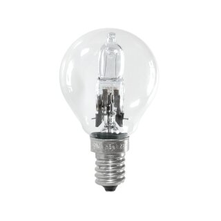 Attralux Halogen Leuchtmittel Tropfen 42W = 55W E14 klar 630lm warmweiß 2800K