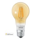 Osram LED Smart+ Filament A60 Birne 5,5W = 45W E27 Gold 600lm extra warmweiß 2500K Dimmbar App Apple Bluetooth