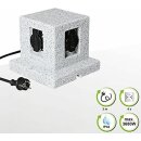 Hi Lite Energiestation 4-fach Gartensteckdose vierseitig...