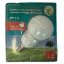 Brelight ESL Energiesparlampe Mini Globe G60 9W = 45W E14...